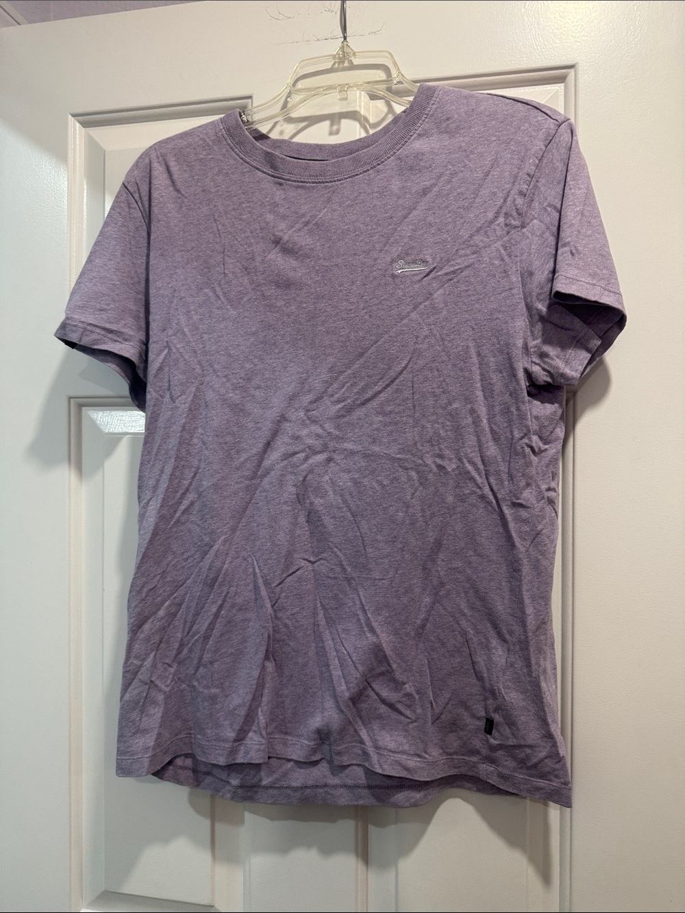 Superdry Men's Short Sleeve Crewneck T-Shirt in Lavender